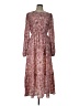 Unbranded 100% Polyester Paisley Burgundy Casual Dress Size L - photo 1
