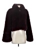 Capulet 100% Polyester Burgundy Faux Fur Jacket Size S - photo 1