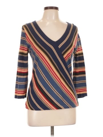 Chaps 3/4 Sleeve Top (view 1)