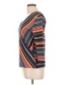 Chaps 100% Cotton Blue 3/4 Sleeve Top Size L - photo 5