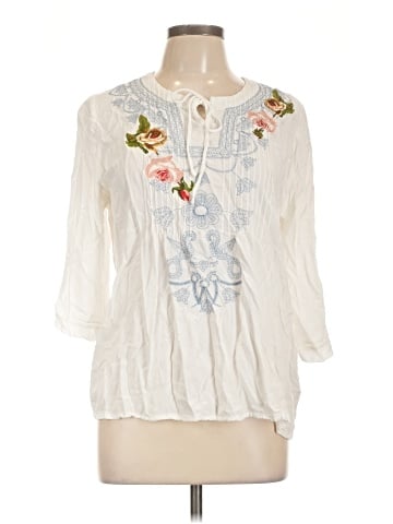 Paparazzi 3/4 Sleeve Blouse (view 1)