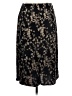 JKLA 100% Polyester Floral Black Formal Skirt Size L - photo 2