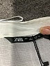 Zara 100% Polyamide Ivory Long Sleeve Button-Down Shirt Size L - photo 7