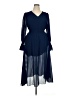 Assorted Brands 100% Polyester Blue Casual Dress Size XL - photo 1
