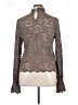 Eri + Ali Gray Long Sleeve Blouse Size XL - photo 2