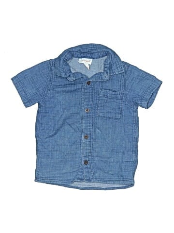 Cat & Jack Short Sleeve Button-Down Shirt (view 1)