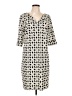 Laundry by Design Graphic Ivory Casual Dress Size 12 - photo 1