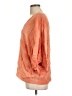 Democracy 100% Rayon Orange 3/4 Sleeve Blouse Size L - photo 5