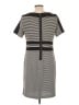 Taylor Graphic Stripes Black Gray Casual Dress Size 10 - photo 2