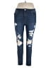 Wild Fable Hearts Blue Jeans Size 14 - photo 1