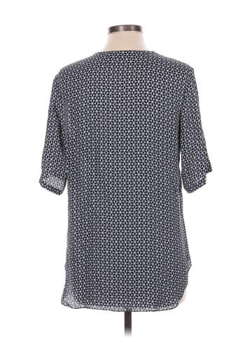 Theory Short Sleeve Silk Top (view 2)