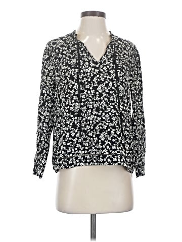 Point Sur Long Sleeve Silk Top (view 1)