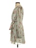 Express 100% Polyester Floral Green Casual Dress Size S - photo 5