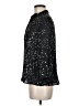 Coldwater Creek 100% Polyester Animal Print Black 3/4 Sleeve Blouse Size 8 - photo 5
