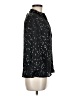 Coldwater Creek 100% Polyester Animal Print Black 3/4 Sleeve Blouse Size 8 - photo 4