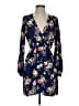 Lulus Floral Blue Casual Dress Size S - photo 1