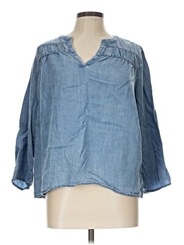 Splendid 3/4 Sleeve Button-Down Shirt (view 1)
