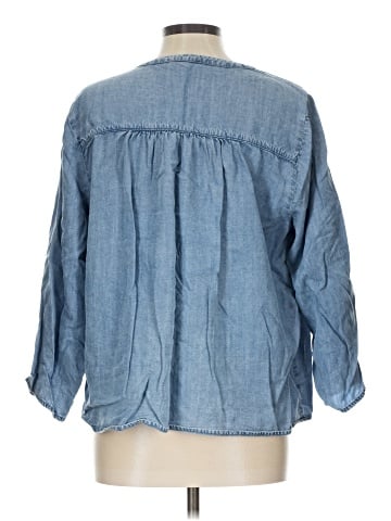 Splendid 3/4 Sleeve Button-Down Shirt (view 2)