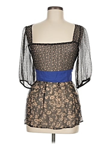 Odille 3/4 Sleeve Silk Top (view 1)
