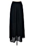 Banana Republic 100% Polyester Solid Blue Black Formal Skirt Size 4 - photo 2