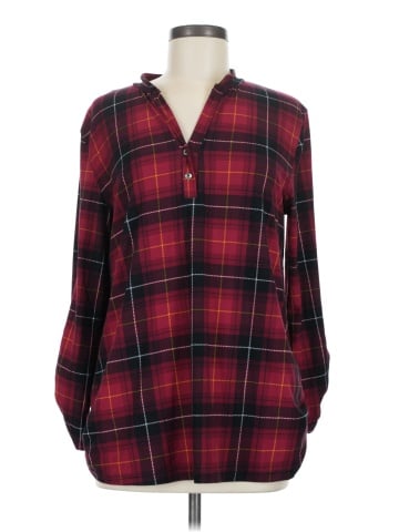 Feathers Long Sleeve Blouse (view 1)