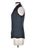Theory 100% Polyester Gray Sleeveless Blouse Size S - photo 5