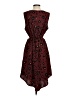 Unbranded 100% Polyester Animal Print Burgundy Casual Dress Size 5 - photo 2