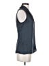 Theory 100% Polyester Gray Sleeveless Blouse Size S - photo 4