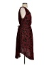 Unbranded 100% Polyester Animal Print Burgundy Casual Dress Size 5 - photo 4