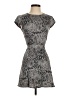 Babaton 100% Polyester Animal Print Gray Cocktail Dress Size 00 - photo 1