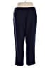 Talbots 100% Tencel Solid Blue Track Pants Size 16 - photo 2