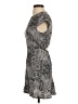 Babaton 100% Polyester Animal Print Gray Cocktail Dress Size 00 - photo 5