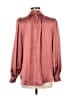 XXI 100% Polyester Burgundy Long Sleeve Blouse Size M - photo 2
