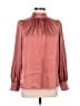 XXI 100% Polyester Burgundy Long Sleeve Blouse Size M - photo 1