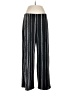 Alfani Stripes Silver Casual Pants Size M - photo 1