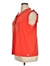 T Tahari Orange Sleeveless Blouse Size 1X - photo 5