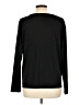 DKNY 100% Polyester Black Long Sleeve Top Size L - photo 2
