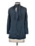 Slate & Willow 100% Polyester Blue Long Sleeve Blouse Size XS - photo 2
