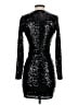 Express 100% Polyester Stars Black Cocktail Dress Size XS - photo 2