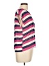Tulle 100% Polyester Stripes Pink Short Sleeve Top Size L - photo 4
