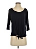 Kim & Cami Black 3/4 Sleeve Top Size S - photo 1