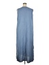 Requirements Solid Blue Casual Dress Size 2X - photo 2