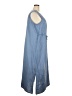 Requirements Solid Blue Casual Dress Size 2X - photo 4
