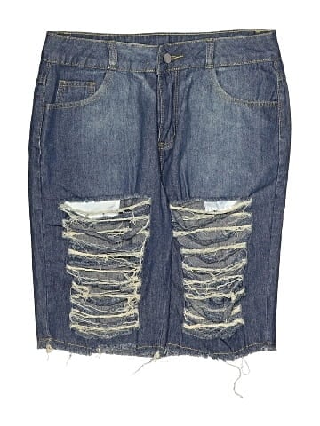 Fashion Jeans Denim Shorts (view 1)