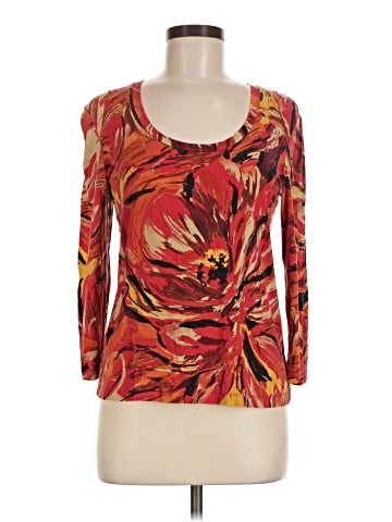 Chico's 3/4 Sleeve T-Shirt (view 1)