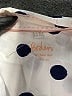 Boden 100% Cotton Polka Dots Ivory Long Sleeve Blouse Size 14R - photo 7