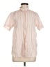 J.Crew 100% Cotton Stripes Pink Short Sleeve Button-Down Shirt Size 8 - photo 1