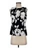Calvin Klein Floral Black Sleeveless T-Shirt Size S (petite) - photo 1