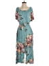 Oddi Floral Teal Romper Size Med - photo 1