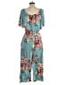 Oddi Floral Teal Romper Size Med - photo 2